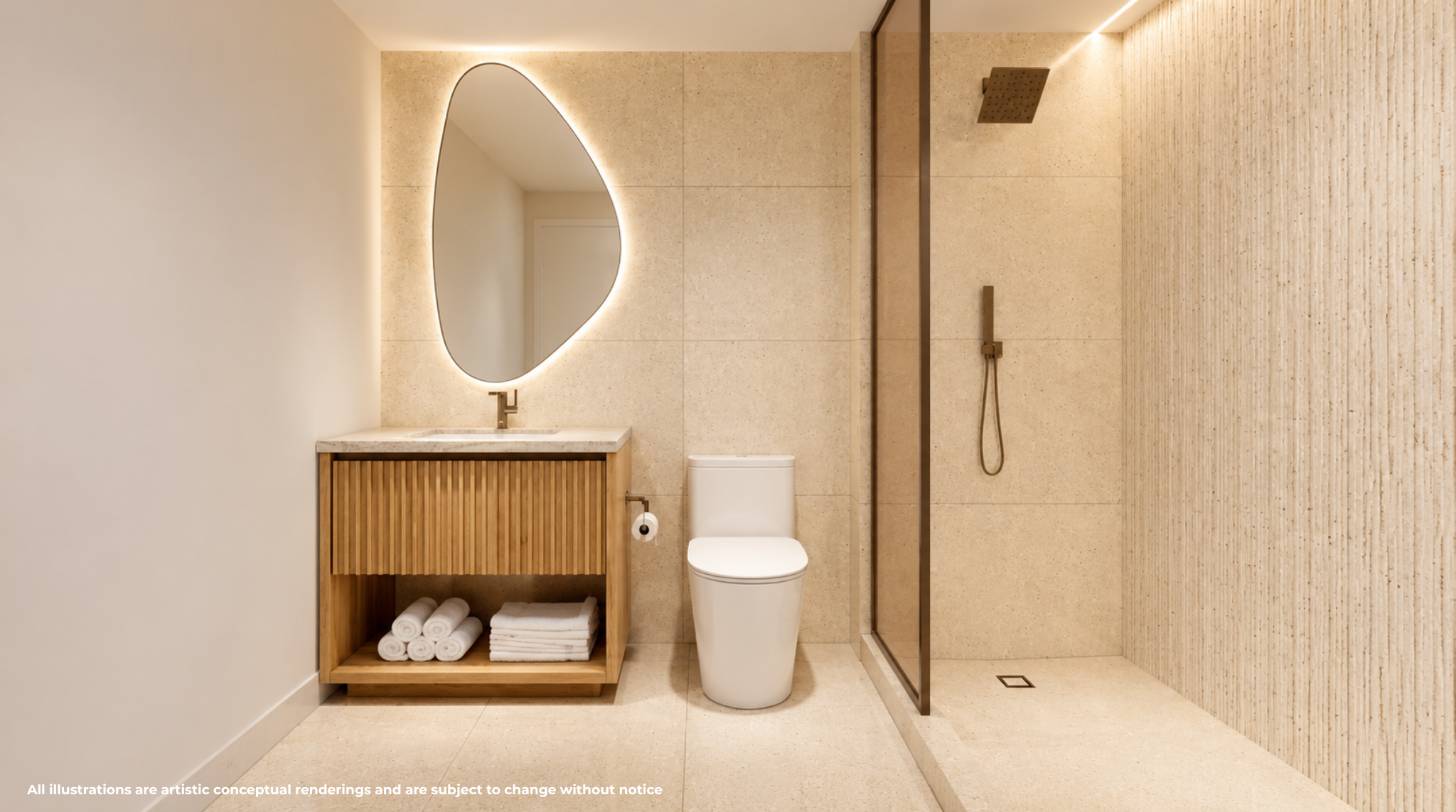 B4A — banho com porcelanato importado.